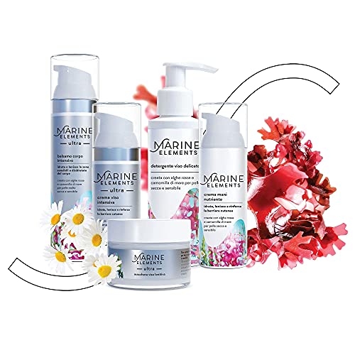 Marine Elements - Crema de manos reparadora intensiva, eficaz en pieles secas, sensibles y enrojecidas. A base de ingredientes marinos extremófilos, manteca de Karité y Caléndula Officinalis.