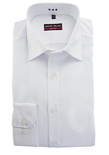 Marvelis 6798.64.00 Body Fit - Camisa con costura de división Blanco 44