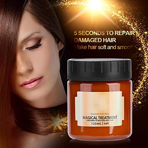 Mascarilla mágica para el tratamiento del cabello, acondicionador profesional para el cabello con tratamiento molecular avanzado de raíces, 5 segundos para restaurar el acondicionador suave y profundo