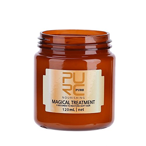 Mascarilla mágica para el tratamiento del cabello, acondicionador profesional para el cabello con tratamiento molecular avanzado de raíces, 5 segundos para restaurar el acondicionador suave y profundo