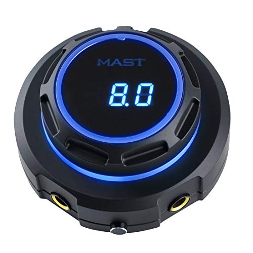 Mast Halo Tattoo Power Supply Blue Light Digital LCD Screen Display Stable Powerful 2A Power Supply for tattoo machine