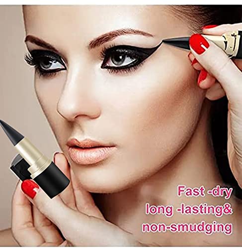 Matte Quick-Dry Eyeliner, Makeup Eyeliner, Matte, Black, Waterproof, Long-Lasting, Smudge-Proof, Cosmetics Accessories Makeup Tool