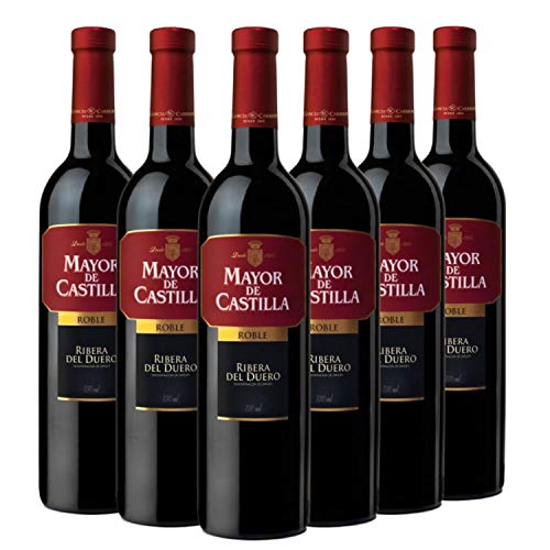 Mayor de Castilla Roble Vino Tinto D.O Ribera del Duero - Caja de 6 Botellas x 750 ml