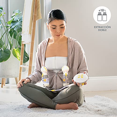 Medela Extractor de leche eléctrico Swing Maxi - Recargable mediante USB, más leche en menos tiempo, con embudos PersonalFit Flex y tecnología de extracción de 2 fases de Medela