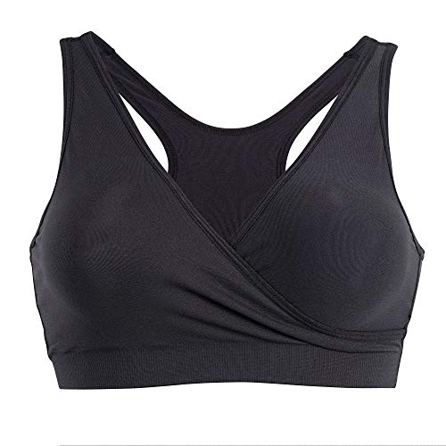 Medela Schlaf Bustier Sujetador de lactancia, Negro (schwarz), 100C, Talla M, para Mujer