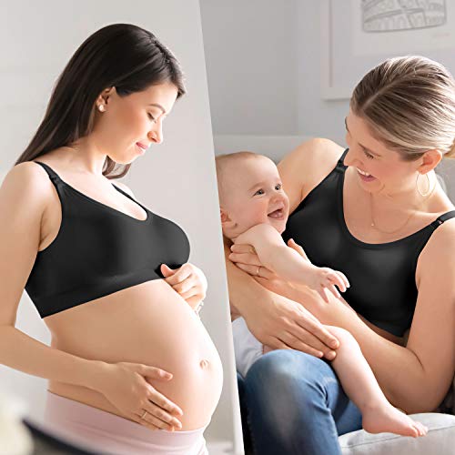 Medela Sujetador Ultimate BodyFit - Sujetador de maternidad y lactancia sin costuras para un ajuste y una sujeción extraordinarios durante el embarazo y la lactancia