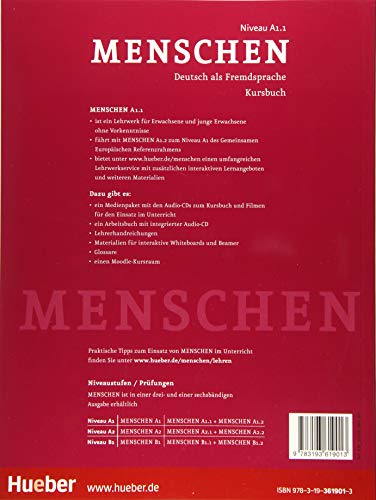 MENSCHEN A1.1 Kursb. AR (L.alum.): Kursbuch A1.1 mit online Audio