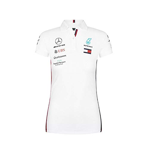 Mercedes-AMG Petronas Motorsport 2019 F1™ Polo del Equipo Blanco Mujer (Blanco, M)