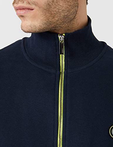 Mexx Colección Lounge Cárdigan Sudadera, Azul Zafiro (Navy), L para Hombre