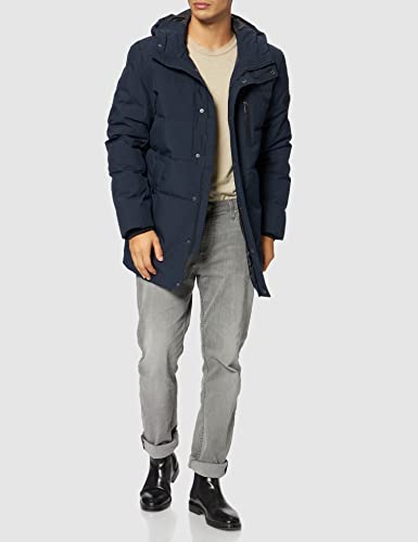 Mexx Parka, Azul Zafiro (Navy), XXL para Hombre