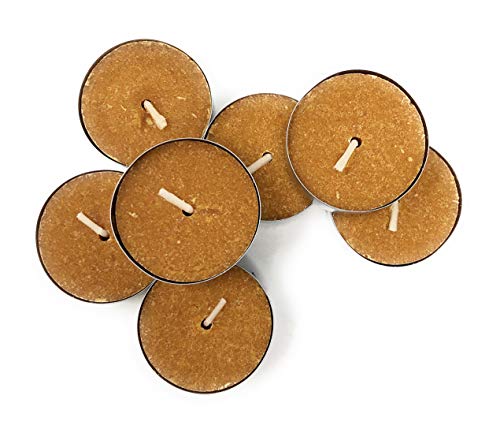 MGE - Velas Perfumadas - Velas Tealights - Velas de Té - 4,5 Horas - 80 Unidades - Canela