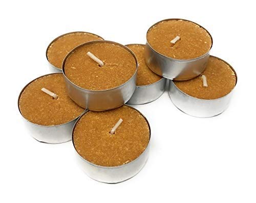 MGE - Velas Perfumadas - Velas Tealights - Velas de Té - 4,5 Horas - 80 Unidades - Canela