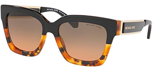 Michael Kors Gafas de Sol BERKSHIRES MK 2102 Black Blonde Havana/Brown Orange Shaded 54/18/140 mujer