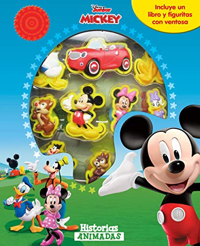 Mickey. Historias animadas: Incluye un libro y figuritas con ventosa