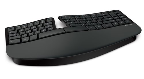 Microsoft – Sculpt Ergonomic Desktop, Ratón y teclado QWERTY español, Negro