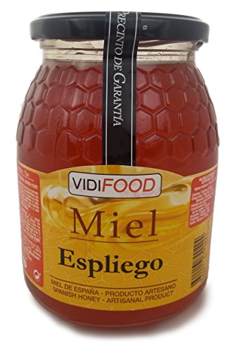 Miel de Espliego - 1kg - Producida en España - Tradicional & 100% pura - Aroma Floral y Sabor Dulce