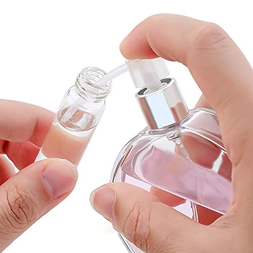 Mila-Amaz 3Pcs 10ml Botellas de Atomizador de Perfume Recargable Botellas de Spray de Vacío Mini Botella de Perfume con Pipeta