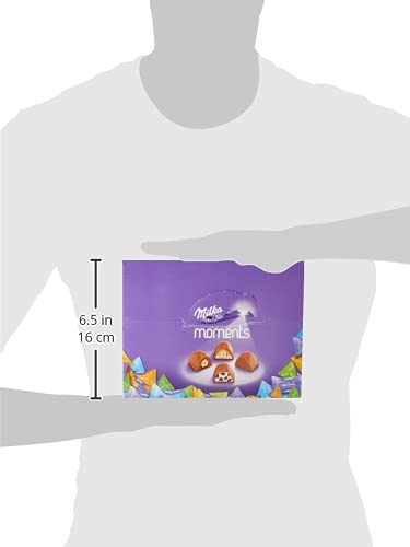 Milka Moments - Surtido de Chocolate Milka, Mix de Sabor Chocolate con Leche de los Alpes, Avellanas, Oreo y Toffee Avellana, Chocolatinas Mini Individuales - Caja de 1 Kg