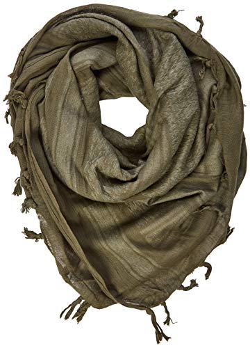 Miltec Shemagh Adulto Unisex, Verde (Olive), 110 x 110 cm