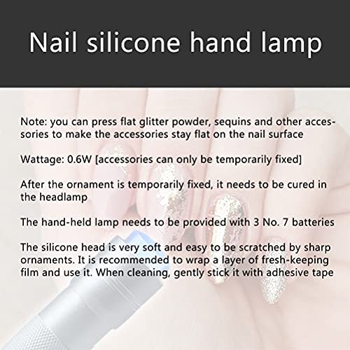 Mini Lámpara de Uñas para Esmalte de Gel Linterna de Secador de Uñas UV LUZ DE Gel Lámpara LED de Curado de Uñas