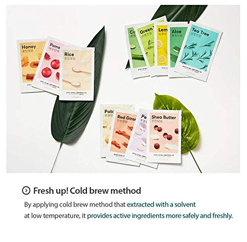 MISSHA Airy Fit Sheet Mask (12 Types) Skin-Fit Daily Sheet Mask with Perfect Adhesion (Pack of 12)