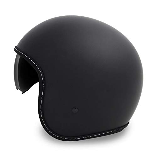 MOMO - Casco Eagle Pure Black Mate XS