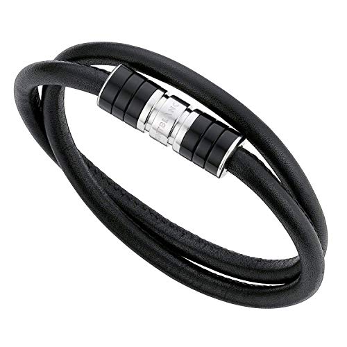 Montblanc Brazalete Bracelet, Leather, Steel, Resin, 63 11140163 Marca