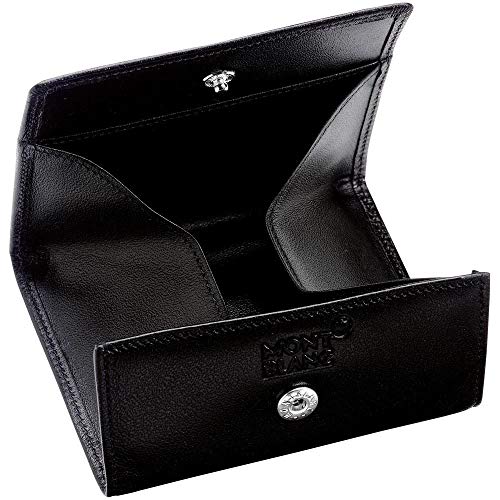 Montblanc Meisterstück Monedas Funda MST Coin Case Monedero, Color Negro