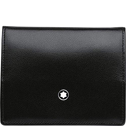 Montblanc Meisterstück Monedas Funda MST Coin Case Monedero, Color Negro