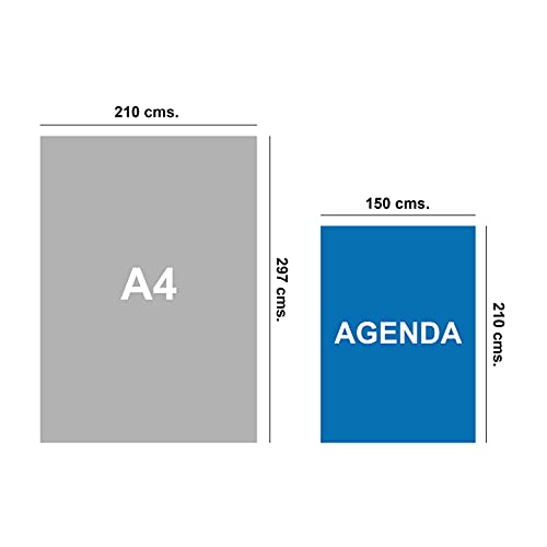 MP - Agenda 2022 Dia Pagina PREMIUM, Planificador - Diario Espiral que Inspira Productividad - Agenda horario de 30 min, Enero de 2022 a Diciembre 2022, Material Escolar Oficina, Agenda Profesorado