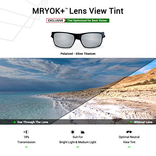 Mryok Lentes de repuesto para Oakley TwoFace OO9189 - Opciones