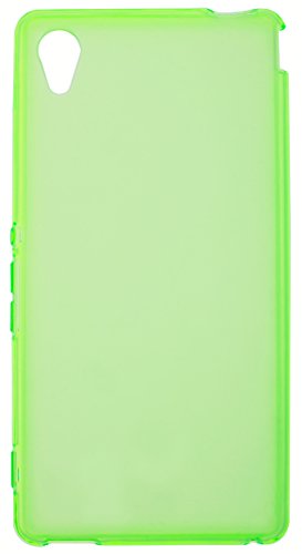 mumbi Funda Compatible con Sony Xperia M4 Aqua Caja del teléfono móvil, Verde Transparente