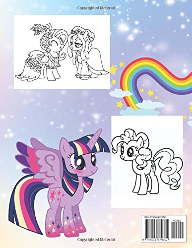 My Líttle Pony Coloring Book: 50+ My Líttle Pony Coloring Pages for Boys, Girls, Kids, Ages 4-8, Ages 8-12, Great Gift Idea for My Líttle Pony Fans!