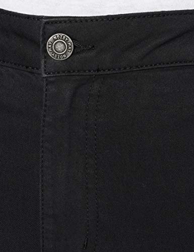 NAME IT Nmella Super HW Jeans Gu304 Noos Vaqueros Slim, Negro (Black), L para Mujer