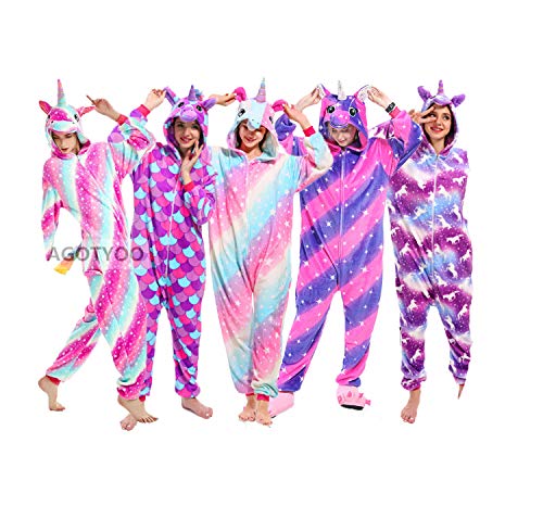 NATASHA& WomenPajamas s Adults AnimalPajamas Unisex KidsWinter Stitch PandaPyjamasHomewear Frog 12T Height 135-145CM