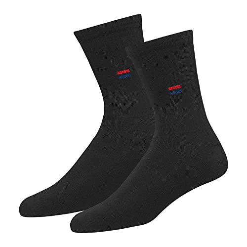 NAVYSPORT Calcetines de Deporte con Acolchado de Algodón (Pack de 5) Unisex Adulto (EU 38-42, Multicolor)