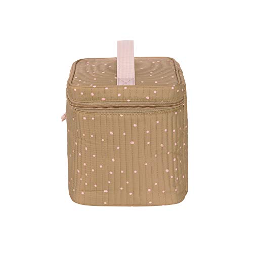 Neceser marca Lässig. Modelo Nursery Caddy To Go Dots Curry