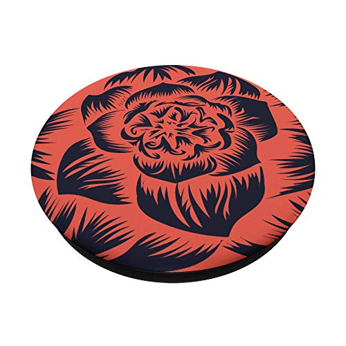 Nectarina Estética Flor Floral Hojas Diseño PopSockets PopGrip Intercambiable