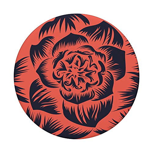 Nectarina Estética Flor Floral Hojas Diseño PopSockets PopGrip Intercambiable