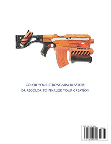 NERF Coloring Book : DEMOLISHER 2-IN-1: Color Your Blasters Collection, N-Strike Elite, Nerf Guns Coloring book (Nerf Gun Coloring Book Collection)