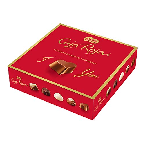 Nestlé Caja Roja bombones de chocolate - Pack de 6 x 45g