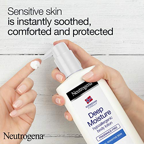 Neutrogena - Norwegian Formula - Loción Corporal, Hidratación Profunda Para Piel Seca Y Sensible Ml (el Embalaje Puede Variar), Sin Fragancia, 400 Mililitro