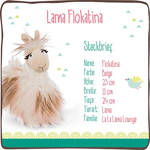 NICI 44393 Lama Flokatina - Peluche de león, Color Beige