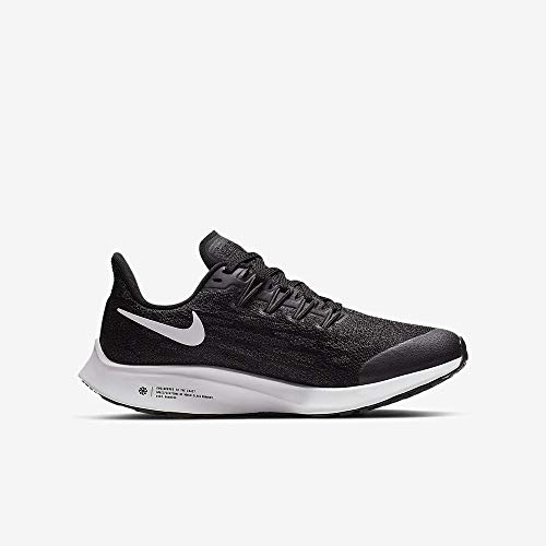 Nike Air Zoom Pegasus 36 (GS), Zapatillas, Negro (Black/White/Thunder Grey 001), EU