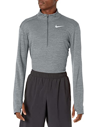 NIKE M NK DF Pacer Top HZ Sweatshirt, Iron Grey/Grey Fog/Reflective silv, Mens