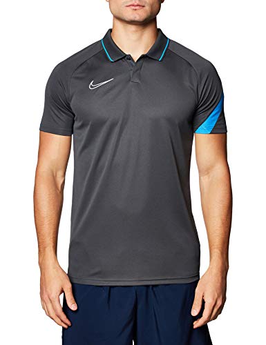 NIKE M Nk Dry Acd20 Polo Camiseta, Hombre, Anthracite/Photo Blue/White, XL