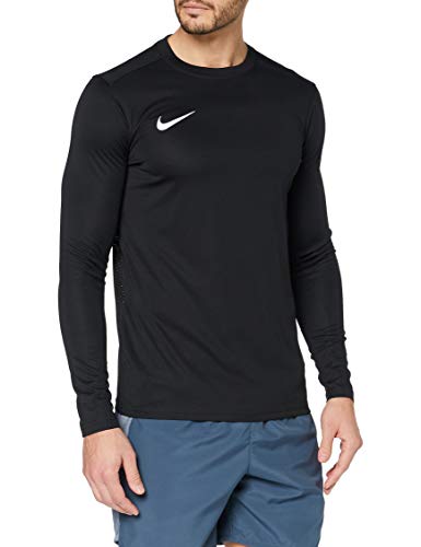 NIKE M NK Dry Park VII JSY LS Camiseta de Manga Larga, Hombre, Black/White, S