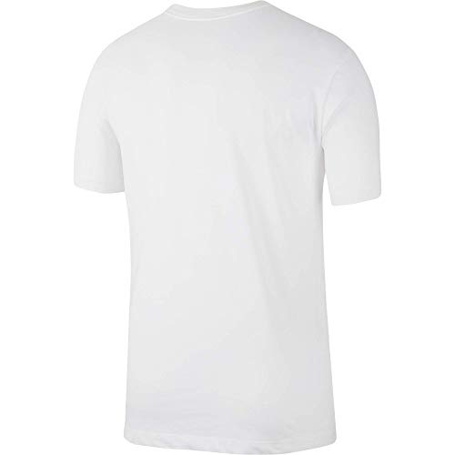 NIKE M NK Dry tee Dfc Crew Solid Camiseta de Manga Corta, Hombre, White/Black