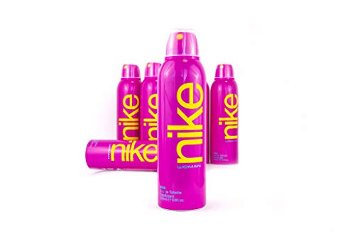 Nike Pink, Desodorante Spray para Mujer, 200 ml - Pack de 6