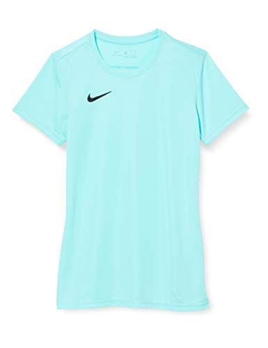 NIKE W Nk Dry Park VII JSY SS Camiseta de Manga Corta, Mujer, Hyper turq/Black, S